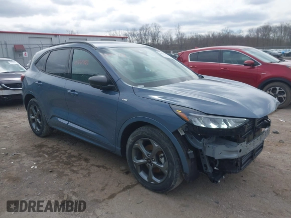 2024 Ford Escape ST-Line with VIN 1FMCU0MN2RUA60323, listed as a IAAI auction lot 41991359 with 24,695 mi miles and . Bid and sale history available at DreamBid. Image 1.