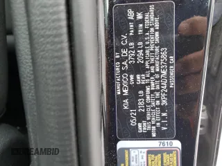 2021 Kia Forte LXS with VIN 3KPF24AD7ME375863, listed as a Copart auction lot 83383364 with 13,495 mi miles and Non repairable. Bid and sale history available at DreamBid. Image 13.