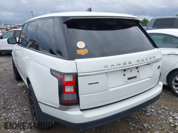 2017 Land Rover Range Rover HSE with VIN SALGS2FK2HA352914, listed as a IAAI auction lot 42344590 with 86,633 mi miles and . Bid and sale history available at DreamBid. Image 3.