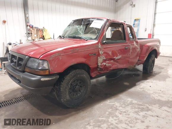 1999 Ford Ranger XL with VIN 1FTZR15V0XPA77315, listed as a IAAI auction lot 40813817 with 189,315 mi miles. Bid and sale history available at carsss.com. Image 2.