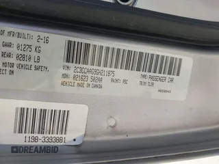 2016 Chrysler 300 Anniversary Edition with VIN 2C3CCAAG9GH211875, listed as a IAAI auction lot 42052083 with 209,251 mi miles and . Bid and sale history available at DreamBid. Image 9.