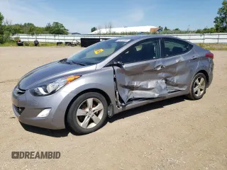 2013 Hyundai Elantra GLS z VIN KMHDH4AEXDU564230, wystawiony jako Copart lot #66024085 z przebiegiem 71 480 mil mil oraz Szkoda całkowita • Salvage title. Historia ofert i sprzedaży dostępna na DreamBid. Obrazek 1.