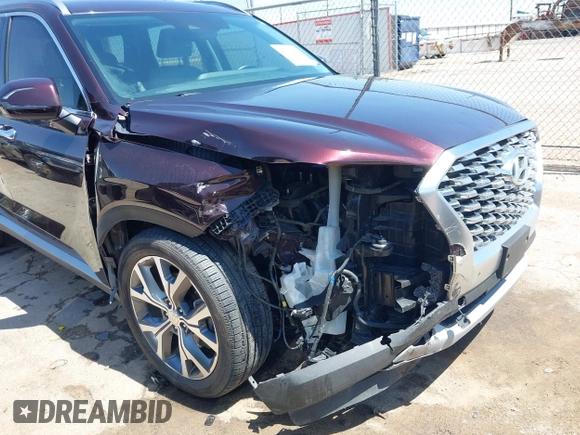 2020 Hyundai Palisade SEL with VIN KM8R4DHE1LU078508, listed as a IAAI auction lot 41971712 with 60,925 mi miles and . Bid and sale history available at DreamBid. Image 6.