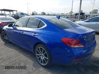 2019 Genesis G70 Advanced with VIN KMTG74LE4KU032620, listed as a IAAI auction lot 42211639 with 59,132 mi miles and . Bid and sale history available at DreamBid. Image 3.