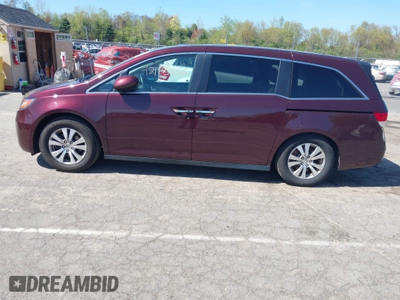 2014 Honda Odyssey EX-L with VIN 5FNRL5H68EB092245, listed as a IAAI auction lot 42135356 with 92,202 mi miles and . Bid and sale history available at carsss.com. Image 14.