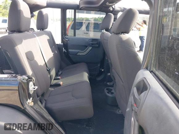 2016 Jeep Wrangler Unlimited Sport with VIN 1C4BJWDG6GL328550, listed as a IAAI auction lot 42741356 with 32,120 mi miles and . Bid and sale history available at DreamBid. Image 8.