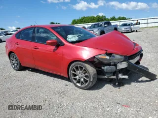 2015 Dodge Dart SXT with VIN 1C3CDFBB5FD117243, listed as a Copart auction lot 57879985 with 174,978 mi miles and Salvage title. Bid and sale history available at DreamBid. Image 4.