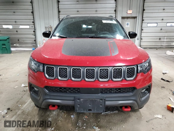 2023 Jeep Compass Trailhawk с VIN 3C4NJDDN5PT513984, выставлен на аукционе Copart как лот 54375065 с пробегом 24 482 миль миль и На запчасти • Non repairable. История ставок и продаж доступна на DreamBid. Изображение 5.