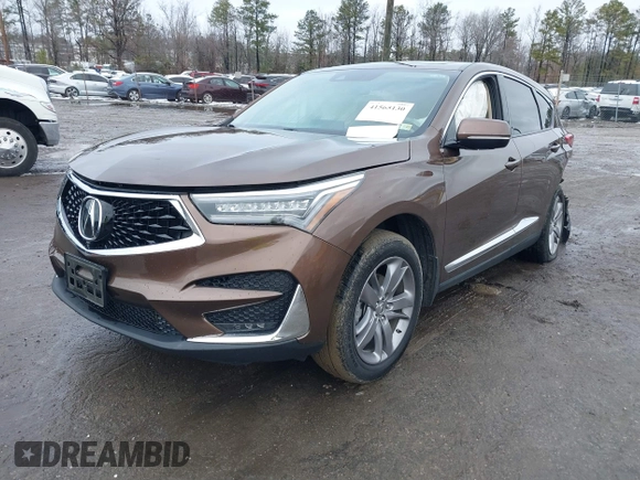 2019 Acura RDX w/Advance Pkg with VIN 5J8TC2H75KL017199, listed as a IAAI auction lot 41565130 with 67,880 mi miles. Bid and sale history available at carsss.com. Image 17.