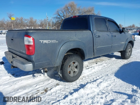 2005 Toyota Tundra SR5 with VIN 5TBDT44185S492924, listed as a IAAI auction lot 41625997 with 223,448 mi miles and . Bid and sale history available at DreamBid. Image 4.