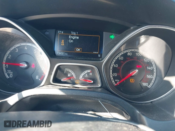2018 Ford Focus ST with VIN 1FADP3L95JL332577, listed as a IAAI auction lot 41748222 with 73,491 mi miles and . Bid and sale history available at DreamBid. Image 7.