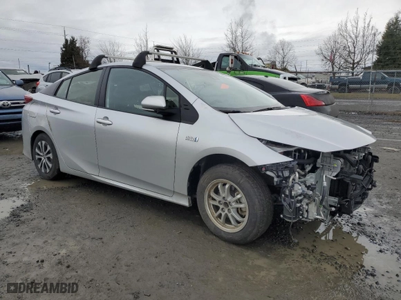 2022 Toyota Prius Prime LE with VIN JTDKAMFP3N3212883, listed as a Copart auction lot 43660065 with NaN miles and Salvage Title. Bid and sale history available at carsss.com. Image 4.