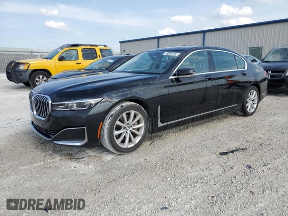 2020 BMW 7 Series 740i with VIN WBA7T2C03LGL17714, listed as a Copart auction lot 51473263 with 60,122 mi miles. Bid and sale history available at carsss.com. Image 1.