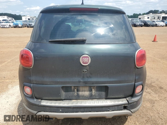 2014 FIAT 500L Trekking with VIN ZFBCFADH6EZ021863, listed as a Copart auction lot 54684315 with 179,874 mi miles and Salvage Title. Bid and sale history available at DreamBid. Image 6.
