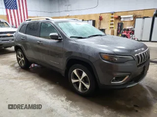 2021 Jeep Cherokee Limited with VIN 1C4PJMDX9MD108528, listed as a Copart auction lot 47690345 with 73,915 mi miles and Salvage Title. Bid and sale history available at carsss.com. Image 4.