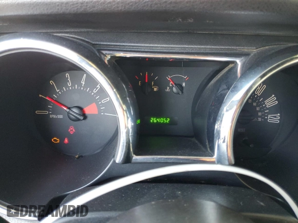 2005 Ford Mustang Deluxe with VIN 1ZVFT84N155186984, listed as a Copart auction lot 52913395 with 264,052 mi miles and Salvage Title. Bid and sale history available at carsss.com. Image 9.