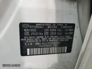 2023 Hyundai Sonata SEL Plus with VIN KMHL44J22PA290802, listed as a Copart auction lot 84043184 with 39,611 mi miles and Salvage Title. Bid and sale history available at carsss.com. Image 12.