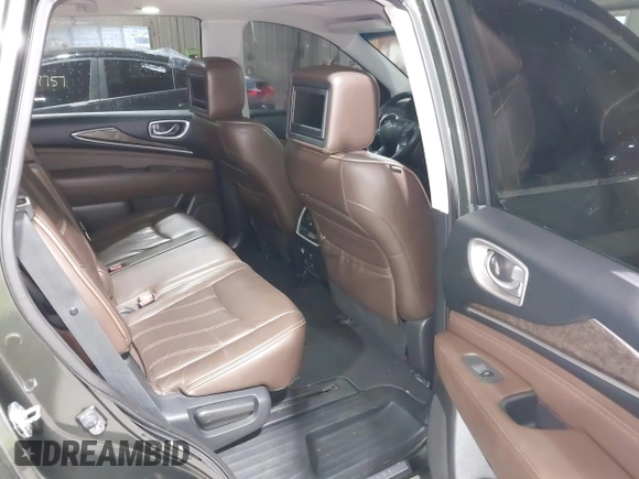 2013 Infiniti JX35 with VIN 5N1AL0MM6DC316950, listed as a IAAI auction lot 42156840 with 176,055 mi miles. Bid and sale history available at carsss.com. Image 8.