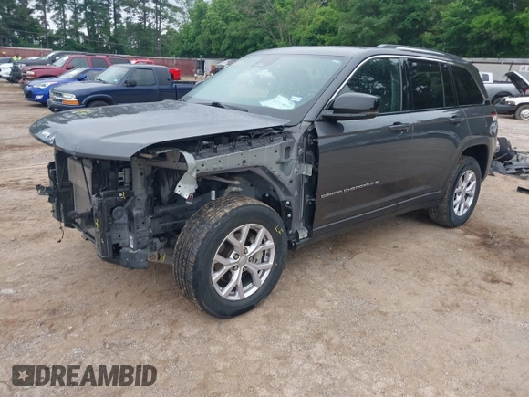 2022 Jeep Grand Cherokee Limited z VIN 1C4RJHBG7N8524199, wystawiony jako IAAI lot #42177577 z przebiegiem 70 397 mil mil oraz . Historia ofert i sprzedaży dostępna na DreamBid. Obrazek 18.