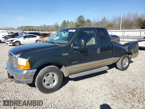2001 Ford Super Duty F-250 XL with VIN 1FTNX20FX1EA47509, listed as a Copart auction lot 47215215 with 189,088 mi miles and Salvage Title. Bid and sale history available at carsss.com. Image 1.