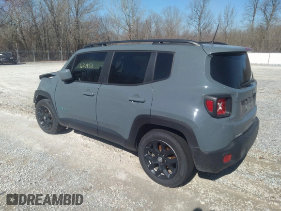 2018 Jeep Renegade Altitude with VIN ZACCJABB8JPH27333, listed as a IAAI auction lot 32404201 with 62,952 mi miles and . Bid and sale history available at DreamBid. Image 3.