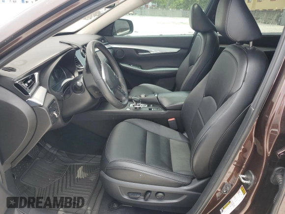 2020 Infiniti QX50 Luxe with VIN 3PCAJ5M18LF107837, listed as a Copart auction lot 62527265 with 52,928 mi miles and Clean title. Bid and sale history available at DreamBid. Image 7.