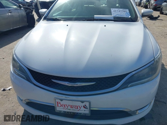 2016 Chrysler 200 Limited with VIN 1C3CCCAB1GN126326, listed as a IAAI auction lot 41747701 with 133,654 mi miles. Bid and sale history available at carsss.com. Image 12.