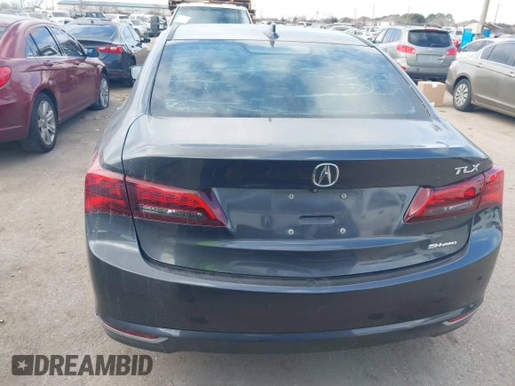 2015 Acura TLX V6 Tech with VIN 19UUB3F54FA000636, listed as a IAAI auction lot 41465496 with 139,263 mi miles. Bid and sale history available at carsss.com. Image 16.