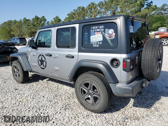 2018 Jeep Wrangler Unlimited Sport S z VIN 1C4HJXDG3JW120485, wystawiony jako Copart lot #52862065 z przebiegiem 55 853 mil mil oraz Szkoda całkowita • Salvage title. Historia ofert i sprzedaży dostępna na DreamBid. Obrazek 2.