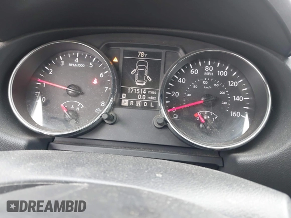 2012 Nissan Rogue S with VIN JN8AS5MV3CW418110, listed as a IAAI auction lot 42261043 with 171,514 mi miles and . Bid and sale history available at DreamBid. Image 7.