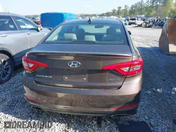 2016 Hyundai Sonata Sport with VIN 5NPE34AF0GH343444, listed as a IAAI auction lot 42034215 with 55,768 mi miles and . Bid and sale history available at DreamBid. Image 16.