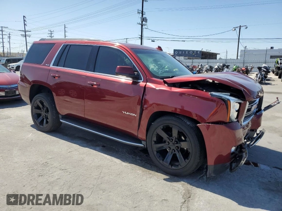 2019 GMC Yukon SLE with VIN 1GKS1AKC9KR355643, listed as a Copart auction lot 52050855 with 50,729 mi miles and Salvage Title. Bid and sale history available at carsss.com. Image 4.