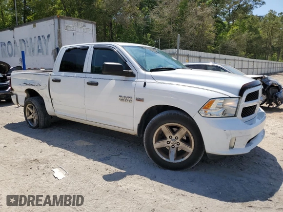 2015 Ram 1500 Express with VIN 1C6RR6KT3FS583904, listed as a Copart auction lot 53641235 with 191,095 mi miles and Salvage title. Bid and sale history available at DreamBid. Image 4.