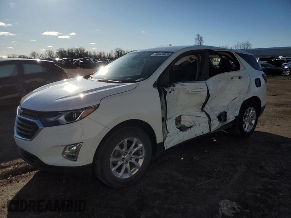 2021 Chevrolet Equinox LT with VIN 3GNAXKEV3MS158757, listed as a Copart auction lot 48668965 with 30,679 mi miles and Non Repairable. Bid and sale history available at DreamBid. Image 1.