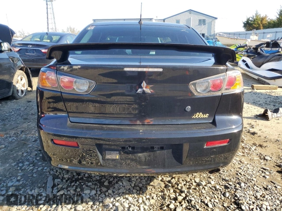 2010 Mitsubishi Lancer GTS with VIN JA32U8FW8AU031934, listed as a Copart auction lot 51247365 with 122,500 mi miles and Salvage Title. Bid and sale history available at carsss.com. Image 6.