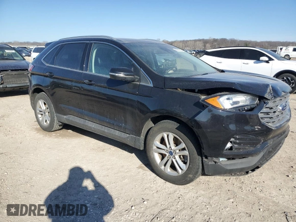 2019 Ford Edge SEL with VIN 2FMPK4J97KBC34419, listed as a Copart auction lot 47977035 with 82,609 mi miles and Salvage Title. Bid and sale history available at carsss.com. Image 4.