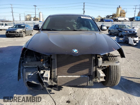 2017 BMW X4 M40i with VIN 5UXXW7C57H0U25965, listed as a Copart auction lot 72104593 with 75,325 mi miles. Bid and sale history available at carsss.com. Image 5.