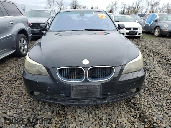 2006 BMW 5 Series 525i with VIN WBANE53586CK82341, listed as a Copart auction lot 49351205 with 184,079 mi miles and Salvage Title. Bid and sale history available at DreamBid. Image 5.