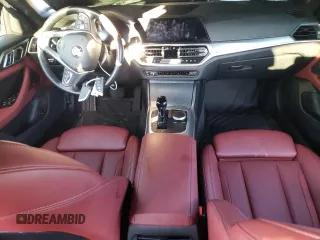 2023 BMW 4 Series 430i xDrive with VIN WBA73AV06PFM99802, listed as a Copart auction lot 45356035 with Not provided miles and Salvage title. Bid and sale history available at DreamBid. Image 8.