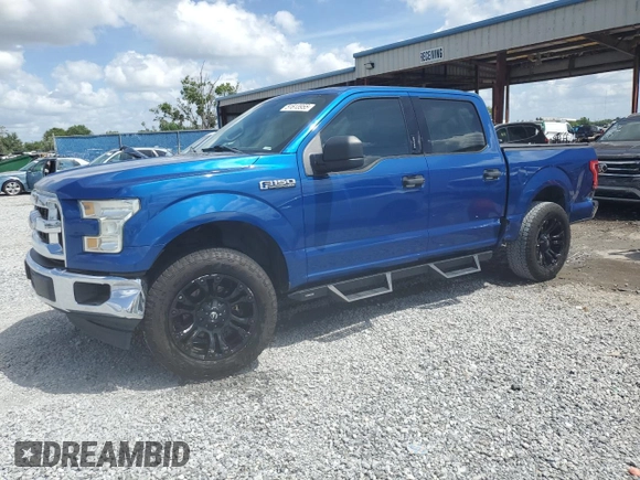 2017 Ford F-150 XL with VIN 1FTEW1C85HFA87480, listed as a Copart auction lot 51813955 with 185,207 mi miles and Salvage Title. Bid and sale history available at carsss.com. Image 1.