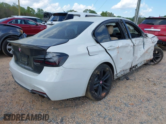 2017 BMW 3 Series 330i with VIN WBA8B9G58HNU09328, listed as a IAAI auction lot 41965409 with 54,962 mi miles. Bid and sale history available at carsss.com. Image 4.