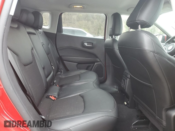 2021 Jeep Compass Altitude with VIN 3C4NJDBB9MT522210, listed as a Copart auction lot 51884765 with 38,768 mi miles and Salvage title. Bid and sale history available at DreamBid. Image 12.