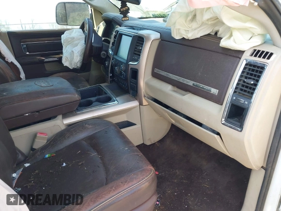 2013 Ram 2500 Laramie Longhorn with VIN 3C6UR5LL7DG522840, listed as a IAAI auction lot 41970385 with 145,144 mi miles and . Bid and sale history available at DreamBid. Image 5.