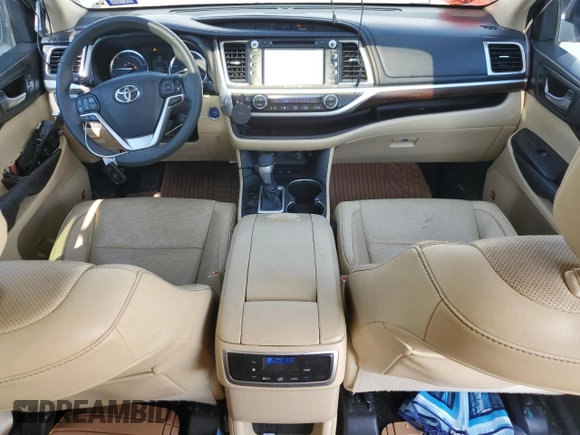 2016 Toyota Highlander Hybrid Limited with VIN 5TDDCRFH2GS017092, listed as a Copart auction lot 66069124 with 93,378 mi miles and Salvage Title. Bid and sale history available at carsss.com. Image 8.