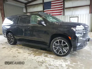 2022 Chevrolet Suburban RST with VIN 1GNSKEKD0NR339979, listed as a Copart auction lot 57858355 with 20,359 mi miles and Salvage title. Bid and sale history available at DreamBid. Image 4.