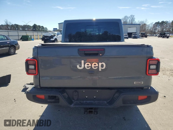 2022 Jeep Gladiator Overland z VIN 1C6HJTFG7NL164641, wystawiony jako Copart lot #47059905 z przebiegiem 23 811 mil mil oraz Szkoda całkowita • Salvage title. Historia ofert i sprzedaży dostępna na DreamBid. Obrazek 6.