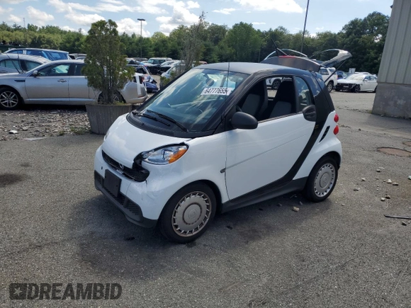 2015 Smart fortwo Passion z VIN WMEEJ3BA8FK797266, wystawiony jako Copart lot #64777655 z przebiegiem 20 995 mil mil oraz Szkoda całkowita • Salvage title. Historia ofert i sprzedaży dostępna na DreamBid. Obrazek 1.