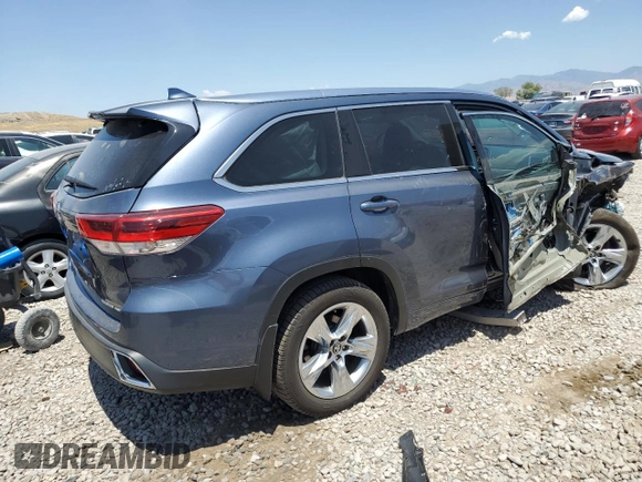 2018 Toyota Highlander Limited z VIN 5TDDZRFH7JS809387, wystawiony jako Copart lot #62198655 z przebiegiem 100 493 mil mil oraz Szkoda całkowita • Salvage title. Historia ofert i sprzedaży dostępna na DreamBid. Obrazek 3.