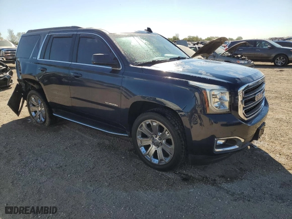 2017 GMC Yukon SLE with VIN 1GKS2AKC8HR231627, listed as a Copart auction lot 74811774 with 46,597 mi miles and Salvage Title. Bid and sale history available at carsss.com. Image 4.