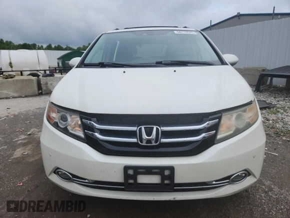 2014 Honda Odyssey Touring with VIN 5FNRL5H95EB083772, listed as a Copart auction lot 56713525 with 215,833 mi miles and Salvage title. Bid and sale history available at DreamBid. Image 5.